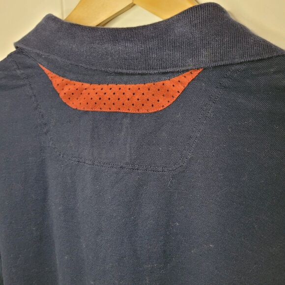 Ferrari Prima Made in Italy Navy Short Sleeve Polo Shirt Mens Size XL - Picture 7 of 11